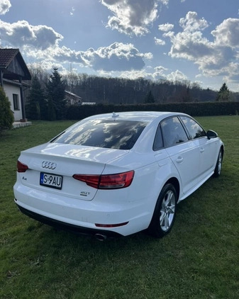 Audi A4 cena 83900 przebieg: 17800, rok produkcji 2018 z Biała małe 254